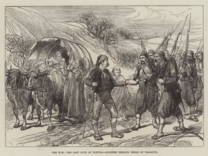 The War, the Last Days of Plevna, Soldiers Begging Bread of Peasants